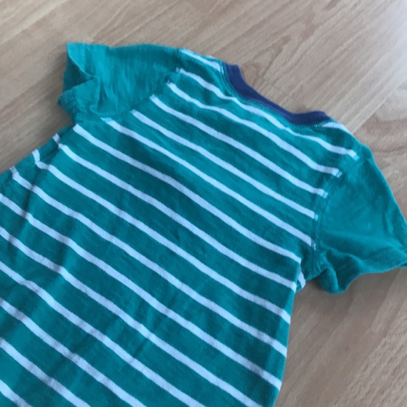 BabyGap Green Striped Short Onesie Size 18-24m - Picture 8 of 9